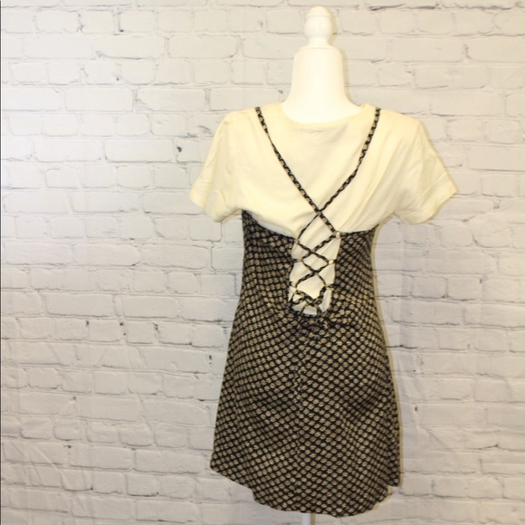 Vintage Pellini Summer Floral Lace Up Dress - Picture 4 of 6